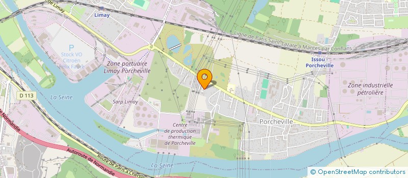 localisation de l'entreprise MADAME SANDRINE BUMBU  PORCHEVILLE