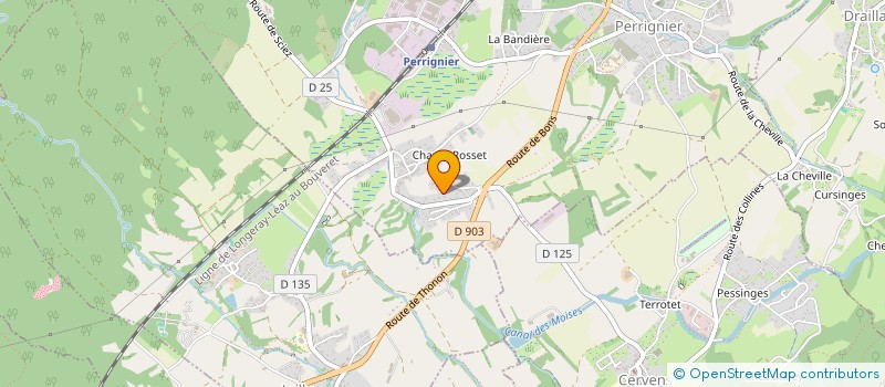 localisation de l'entreprise MADAME SANDRINE BUNEL  PERRIGNIER