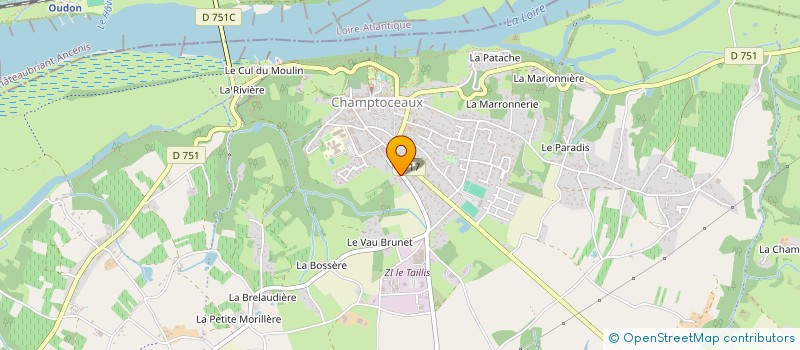 localisation de l'entreprise MADAME SANDRINE BURBAN  OREE-D'ANJOU