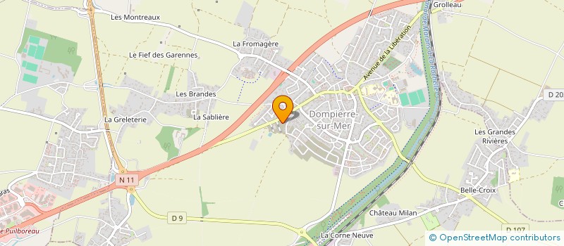 localisation de l'entreprise MADAME SANDRINE BURETTE à DOMPIERRE-SUR-MER