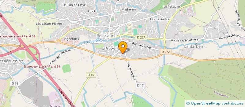 localisation de l'entreprise MADAME SANDRINE BURGAUD à PELISSANNE
