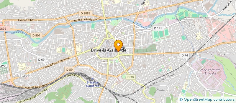 localisation de l'entreprise MADAME SANDRINE BUSSIERES à BRIVE-LA-GAILLARDE