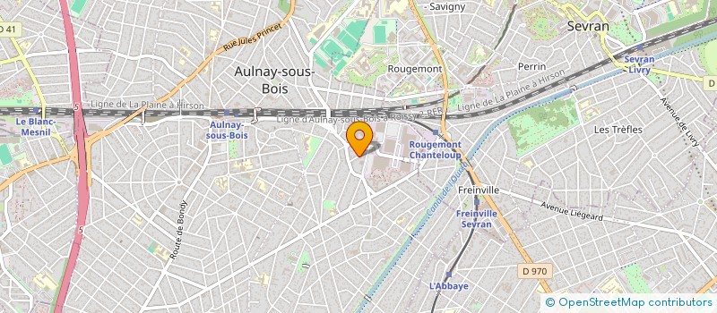 localisation de l'entreprise MADAME SANDRINE BUTTAZZONI à AULNAY-SOUS-BOIS