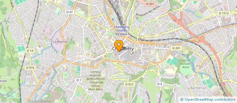 localisation de l'entreprise MADAME SANDRINE CABOT à CHAMBERY