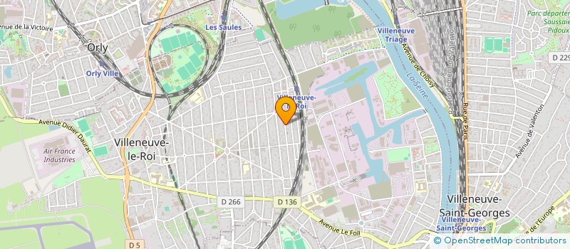 localisation de l'entreprise MADAME SANDRINE CAGNASSO  VILLENEUVE-LE-ROI