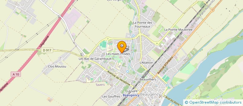 localisation de l'entreprise MADAME SANDRINE CAILLARD à BEAUGENCY