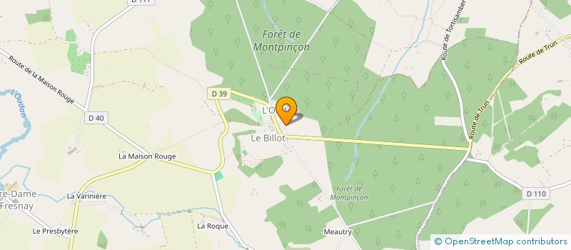 localisation de l'entreprise MADAME SANDRINE CAILLAUD  SAINT-PIERRE-EN-AUGE