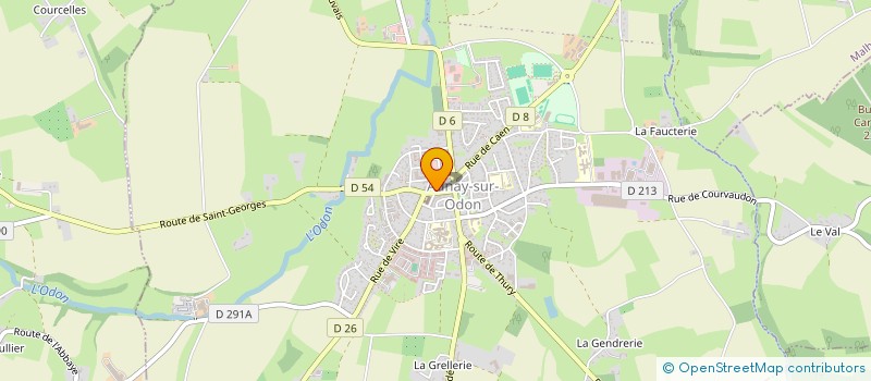 localisation de l'entreprise MADAME SANDRINE CALVET  LES MONTS D'AUNAY