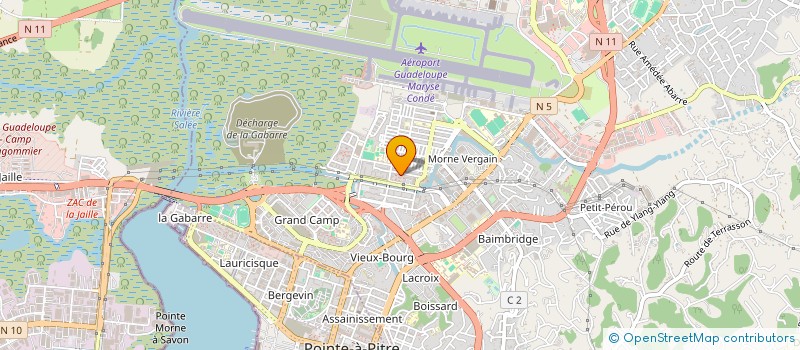 localisation de l'entreprise MADAME SANDRINE CAMARA  LES ABYMES