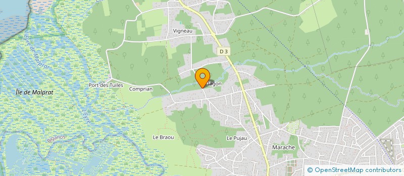 localisation de l'entreprise MADAME SANDRINE CAMMAS  BIGANOS