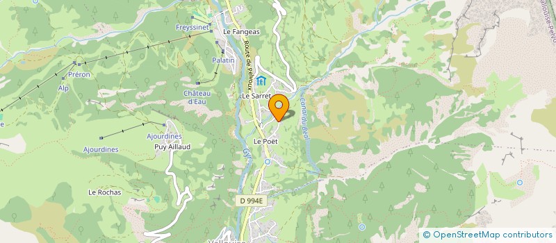 localisation de l'entreprise MADAME SANDRINE CANCHON  VALLOUISE-PELVOUX