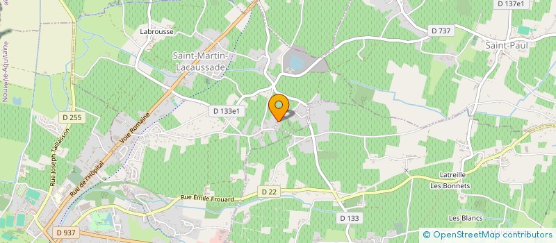 localisation de l'entreprise MADAME SANDRINE CANDAUX  CARS