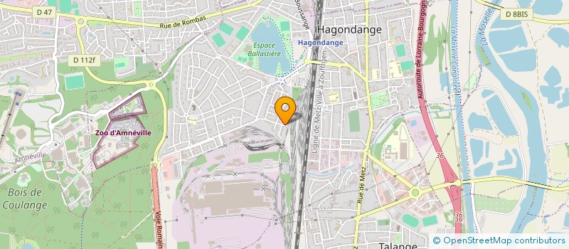 localisation de l'entreprise MADAME SANDRINE CANELA  HAGONDANGE