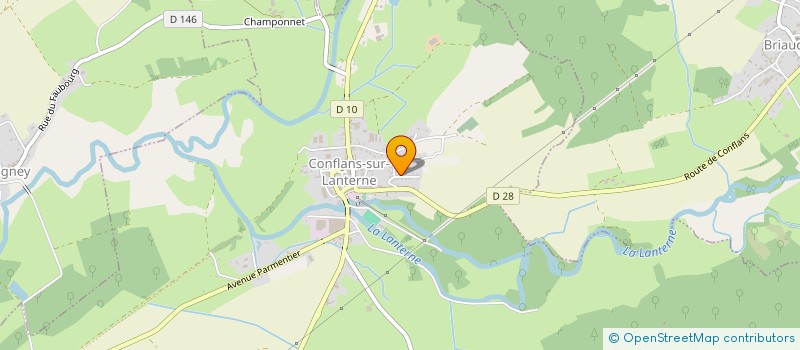 localisation de l'entreprise MADAME SANDRINE CANNO  CONFLANS-SUR-LANTERNE