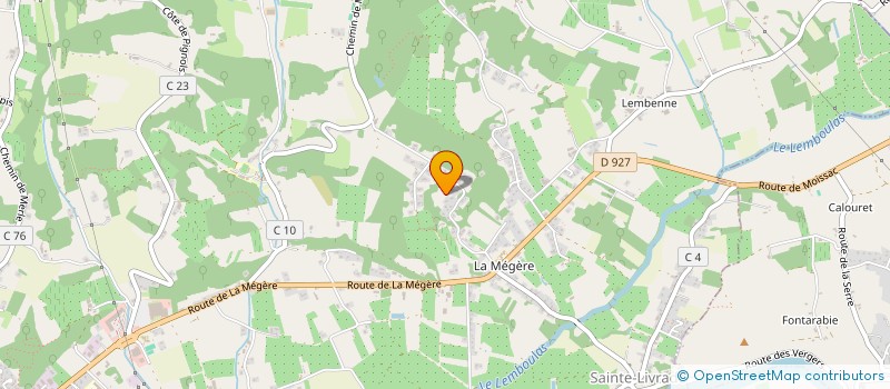 localisation de l'entreprise MADAME SANDRINE CAPAYROU  MOISSAC