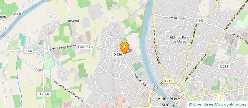 localisation de l'entreprise MADAME SANDRINE CAPELIER  VILLENEUVE-SUR-LOT