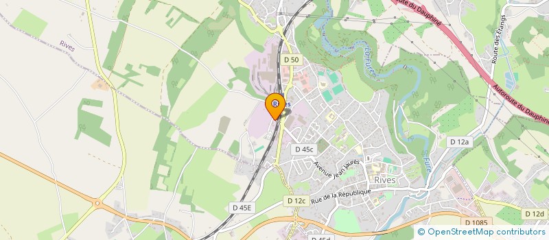 localisation de l'entreprise MADAME SANDRINE CAPILLIEZ  RIVES