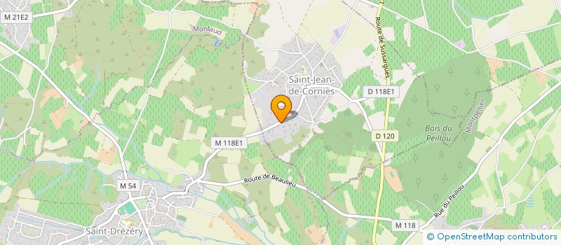 localisation de l'entreprise MADAME SANDRINE CAPO  SAINT-JEAN-DE-CORNIES