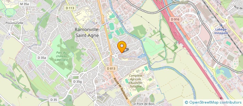 localisation de l'entreprise MADAME SANDRINE CARAC  SAINT-NAZAIRE-D'AUDE