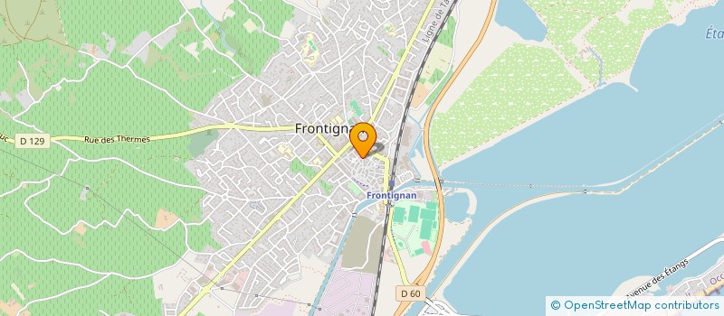 localisation de l'entreprise MADAME SANDRINE CARCY à FRONTIGNAN