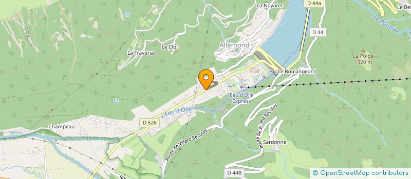 localisation de l'entreprise MADAME SANDRINE CARDONNEL  ALLEMOND