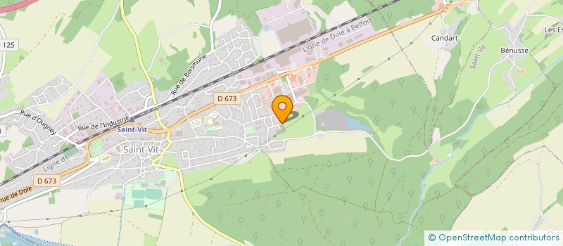 localisation de l'entreprise MADAME SANDRINE CARETTE  SAINT-VIT