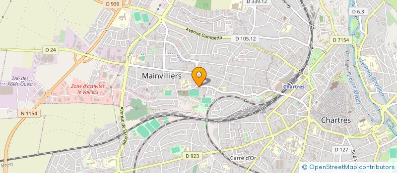 localisation de l'entreprise MADAME SANDRINE CARIS à MAINVILLIERS