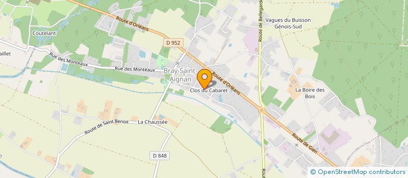 localisation de l'entreprise MADAME SANDRINE CARLES à BRAY-SAINT-AIGNAN