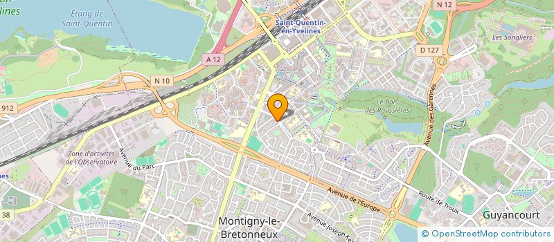 localisation de l'entreprise MADAME SANDRINE CARON  MONTIGNY-LE-BRETONNEUX