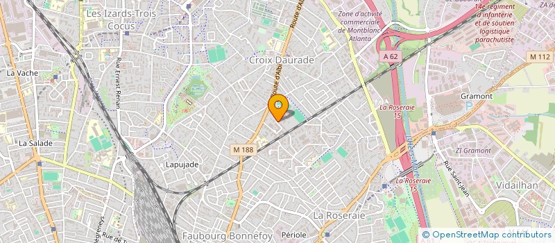 localisation de l'entreprise MADAME SANDRINE CARRER à TOULOUSE