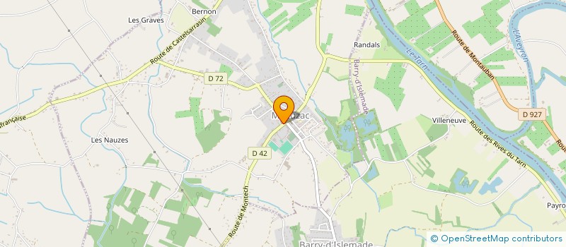 localisation de l'entreprise MADAME SANDRINE CARRIERES à MEAUZAC