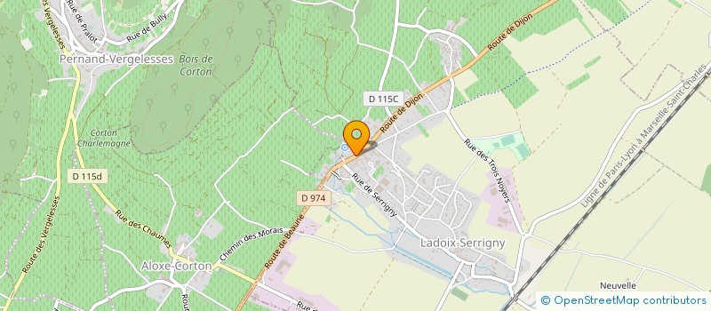 localisation de l'entreprise MADAME SANDRINE CARRO  MOUX-EN-MORVAN