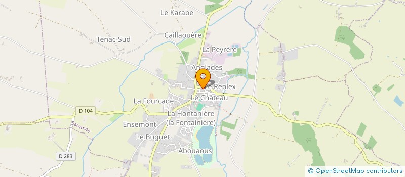 localisation de l'entreprise MADAME SANDRINE CARSALADE  SARAMON