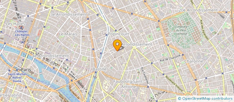 localisation de l'entreprise MADAME SANDRINE CASSAGNE  PARIS