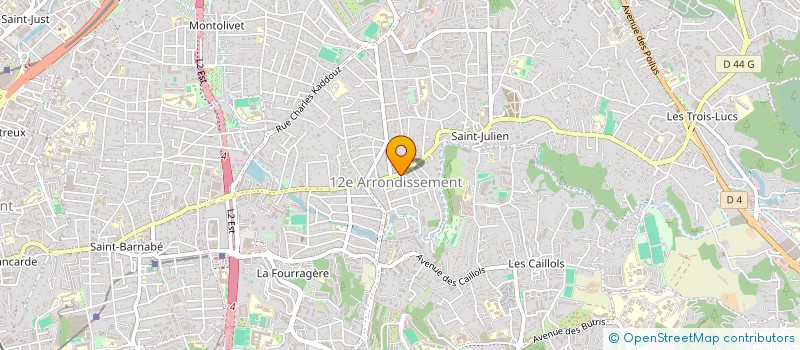 localisation de l'entreprise MADAME SANDRINE CASSARO à MARSEILLE