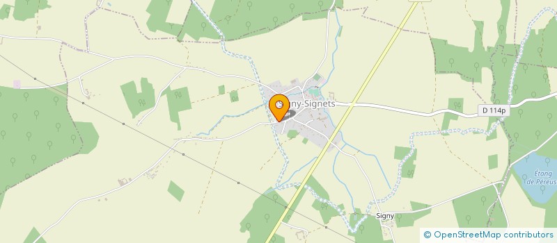 localisation de l'entreprise MADAME SANDRINE CASSEZ  SIGNY-SIGNETS