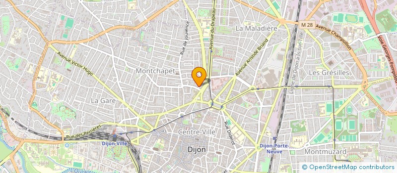 localisation de l'entreprise MADAME SANDRINE CASSIER à DIJON