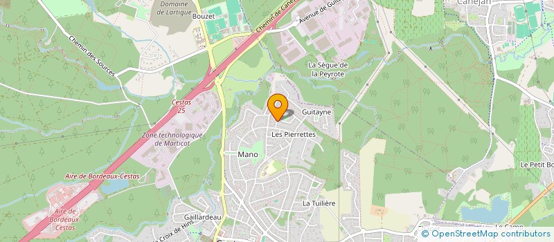 localisation de l'entreprise MADAME SANDRINE CASTANDET  CESTAS