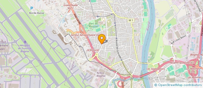localisation de l'entreprise MADAME SANDRINE CASTERA à BLAGNAC