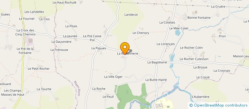 localisation de l'entreprise MADAME SANDRINE CASTILLOU  MAEN ROCH