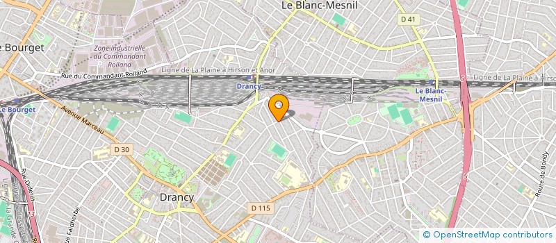 localisation de l'entreprise MADAME SANDRINE CASTRO à DRANCY