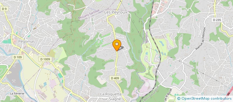 localisation de l'entreprise MADAME SANDRINE CASULLI à LA ROQUETTE-SUR-SIAGNE