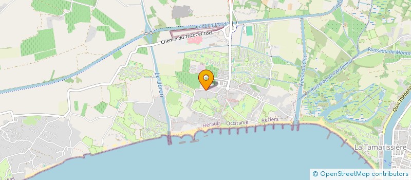 localisation de l'entreprise MADAME SANDRINE CAUCHY  VIAS