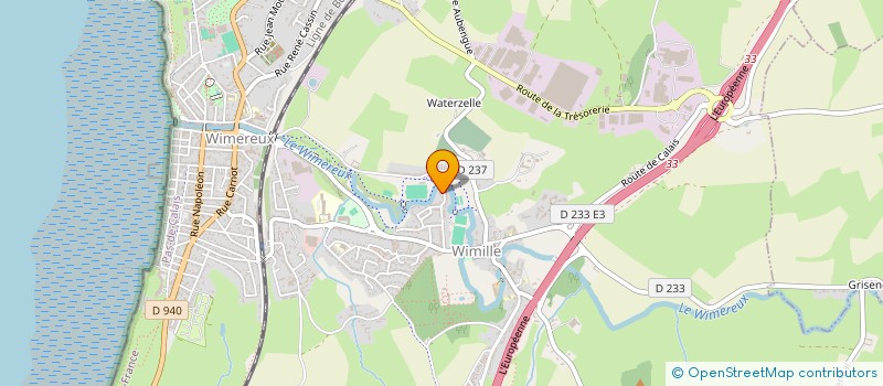 localisation de l'entreprise MADAME SANDRINE CAULIER  WIMILLE