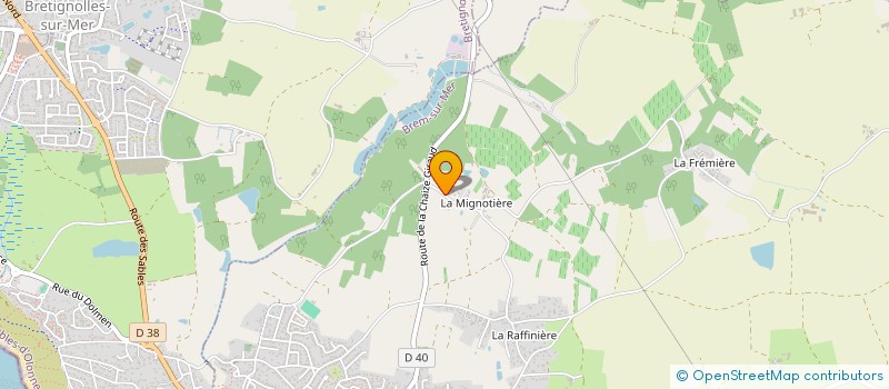 localisation de l'entreprise MADAME SANDRINE CAVEZ à BREM-SUR-MER