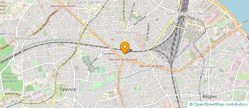 localisation de l'entreprise MADAME SANDRINE CAZABAT à BORDEAUX
