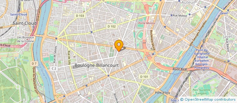 localisation de l'entreprise MADAME SANDRINE CAZALIS à BOULOGNE-BILLANCOURT