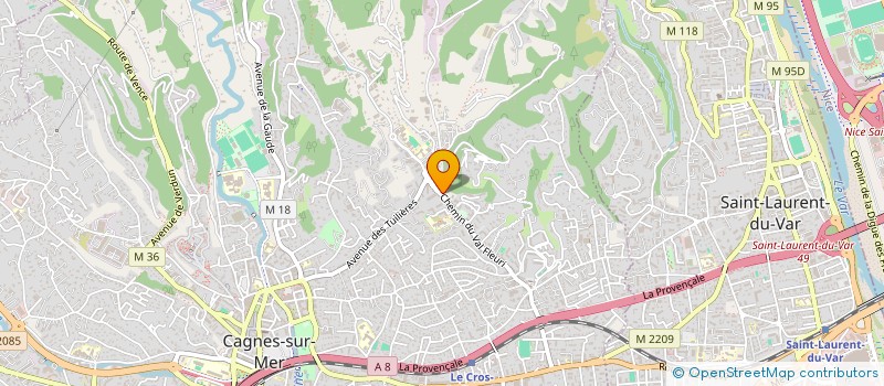 localisation de l'entreprise MADAME SANDRINE CAZORLA à CAGNES-SUR-MER