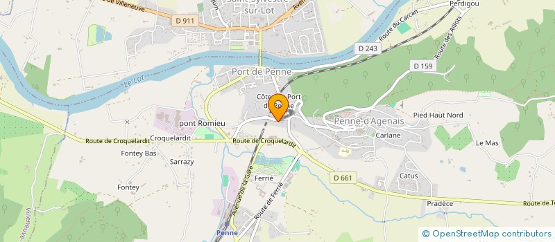 localisation de l'entreprise MADAME SANDRINE CAZOTTES à PENNE-D'AGENAIS