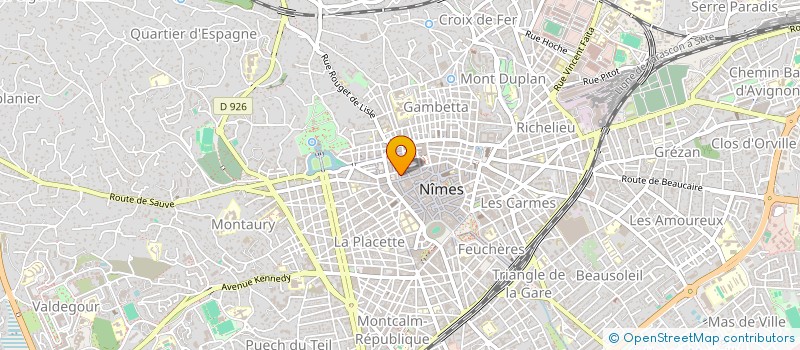 localisation de l'entreprise MADAME SANDRINE CECCARINI  NIMES